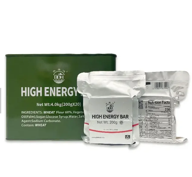 High Energy Emergency Bars – 20pcs x 200gr Metal tank pack