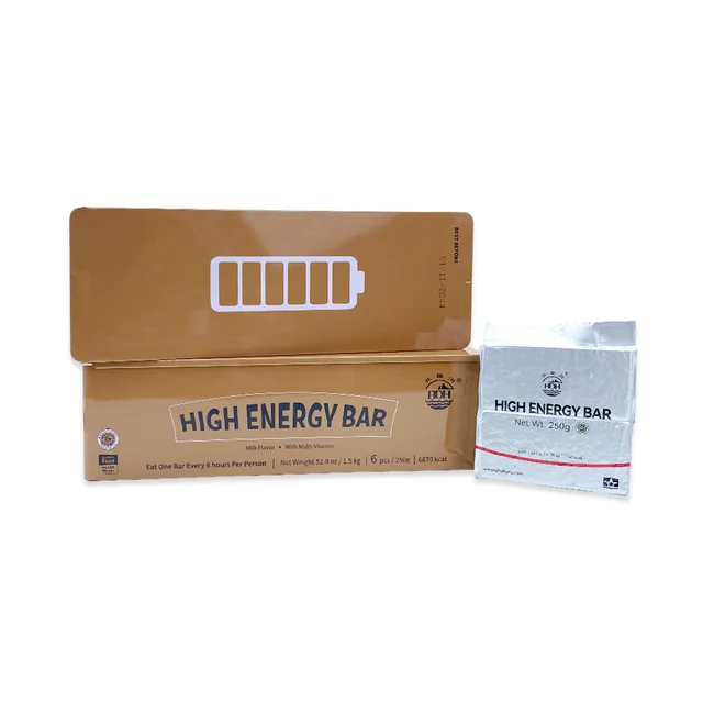 High Multivitamine Emergency Bars 6x250gr Iron Tin Box