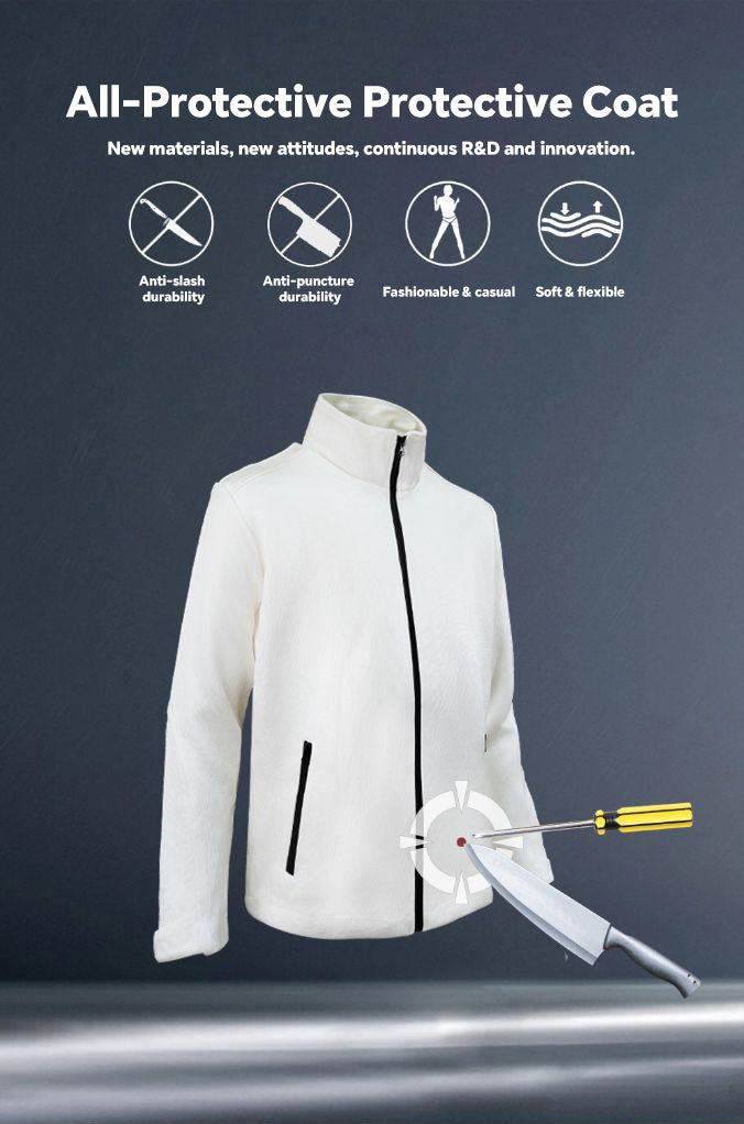 APCLPSE Anti cut White  jacket