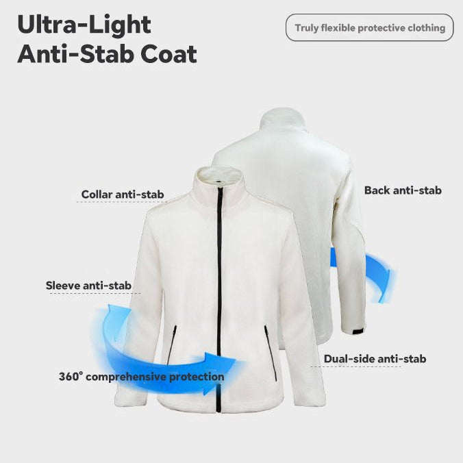 APCLPSE Anti cut White  jacket