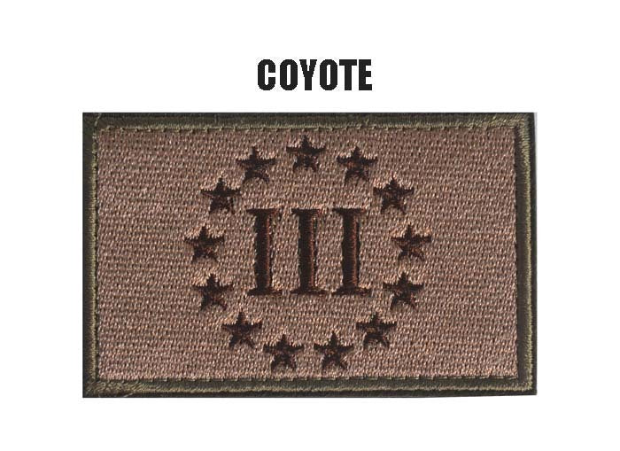 Military fan outdoor identification badge