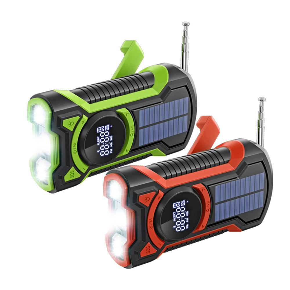 Three-proof Hand-operated Power Generation Flashlight Waterproof Multi-function