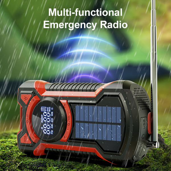 Three-proof Hand-operated Power Generation Flashlight Waterproof Multi-function