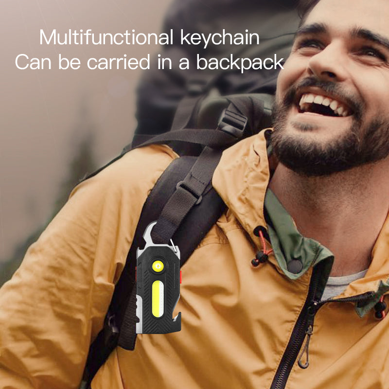 Emergency LED Light - Rechargeable Keychain Survival Light