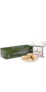 High Energy Emergency food Bars 6x200gr Iron Tin Box