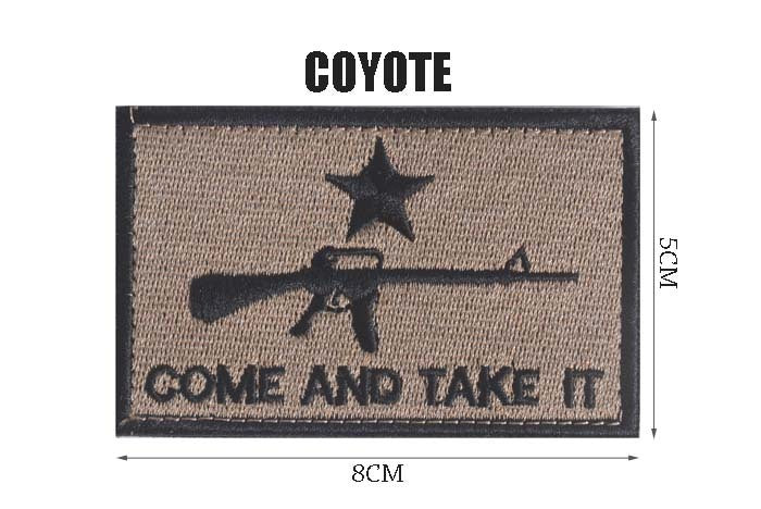 Military fan outdoor identification badge