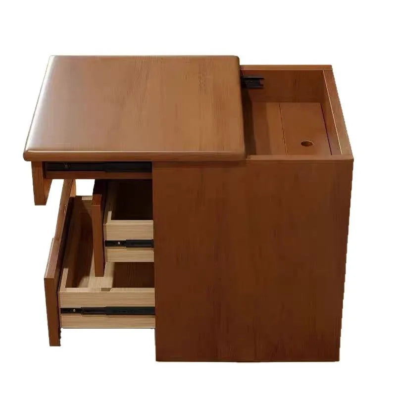 APCLPSE™ SHADOW — 4-Drawer Hidden Storage Nightstand with NFC & Key Lock