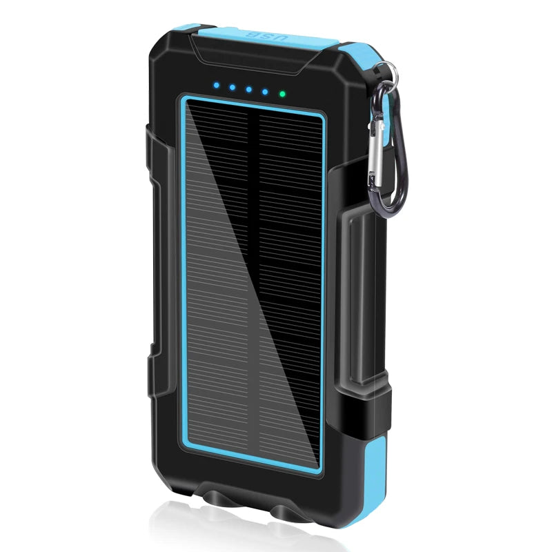 Solar Power Bank 20.000mAh — Wireless Survival Cell
