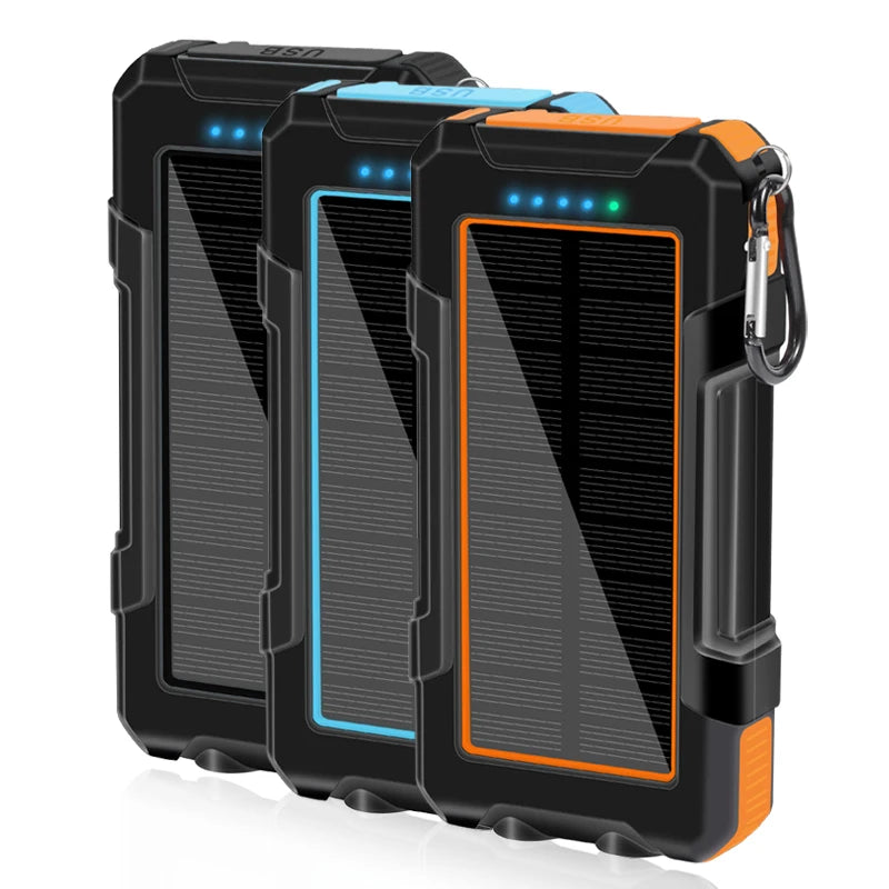 Solar Power Bank 20.000mAh — Wireless Survival Cell
