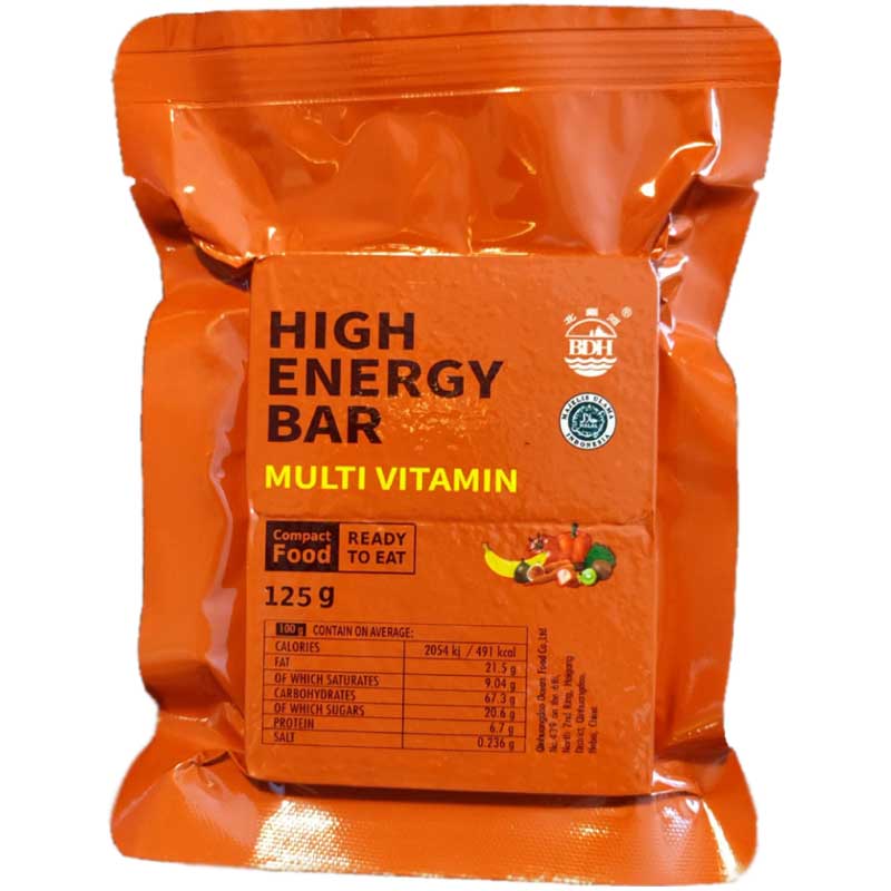 Multi Vitamin emergency bars 12x125gr Pack