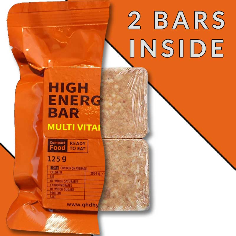 Multi Vitamin emergency bars 12x125gr Pack