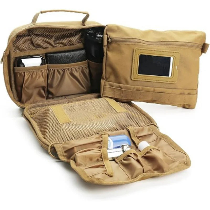 APCLPSE™ Split Travel Wash Bag, Large Capacity with Wet/Dry Separation
