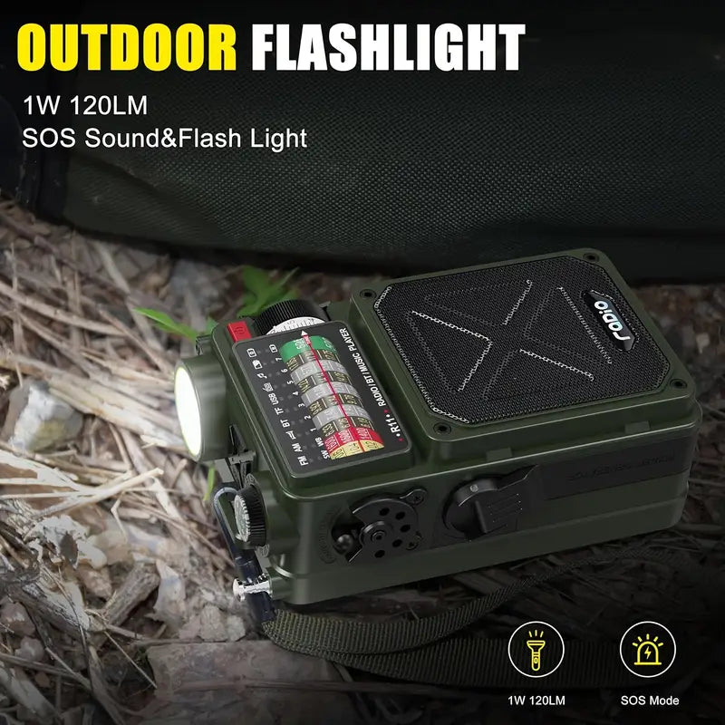 R11 Radio Emergency Hand Power Generation Solar Charging Wireless